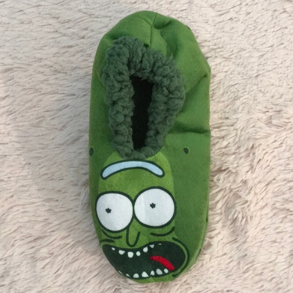 Morty Pickle Rick Holiday Slipper Socks 